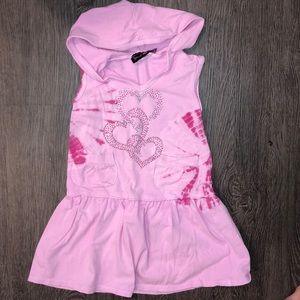 Jenna & Jessie Hooded Sleeveless Dress